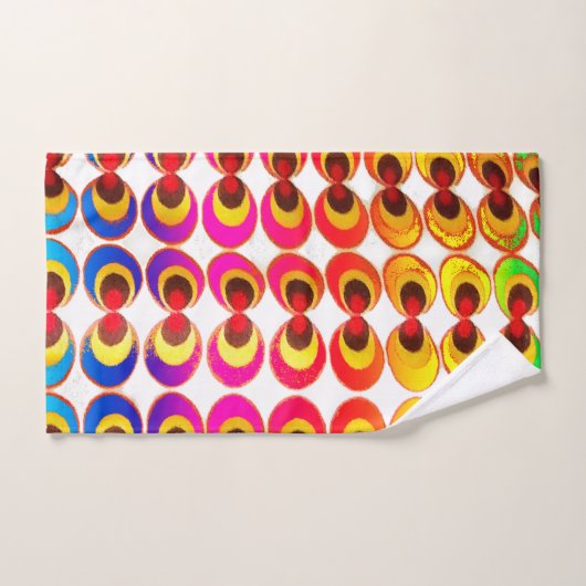 Psychedelische stof bad handdoek (Handdoek)