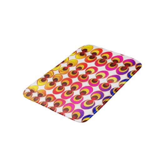 Psychedelische stof badmat (Gekanteld)