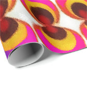 Psychedelische stof cadeaupapier (Rol Hoek)