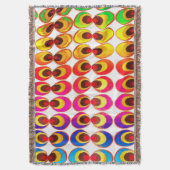 Psychedelische stof deken (Voorkant Verticaal)