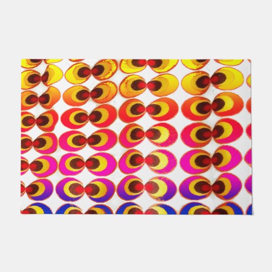 Psychedelische stof deurmat (Voorkant)