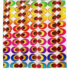 Psychedelische stof douchegordijn