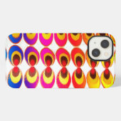 Psychedelische stof iPhone hoesje (Achterkant horizontaal)