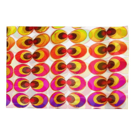 Psychedelische stof kussensloop (Achterkant)