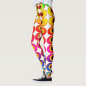 Psychedelische stof leggings (Links)