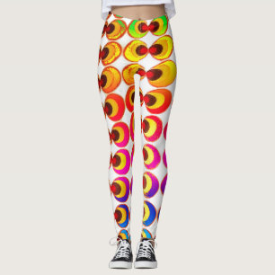 Psychedelische stof leggings