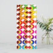 Psychedelische stof menu (Staand voorkant)