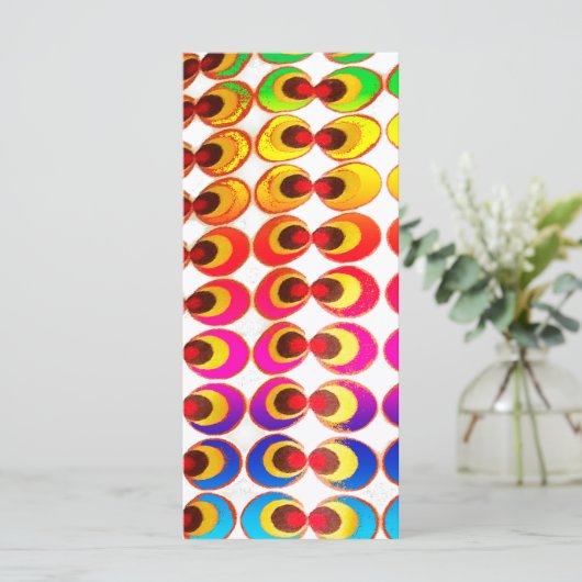 Psychedelische stof menu (Staand voorkant)