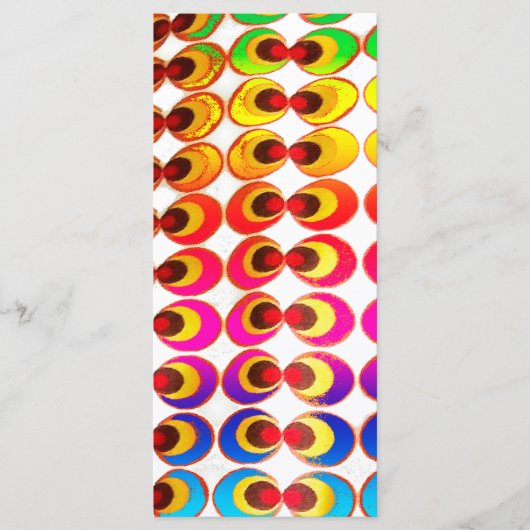 Psychedelische stof menu (Voorkant)