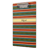 Psychedelische stof Mexicaans patroon, aanpasbaar Klembord (Links)