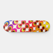 Psychedelische stof persoonlijk skateboard (Horizontaal)