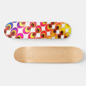 Psychedelische stof persoonlijk skateboard (Horizontaal)