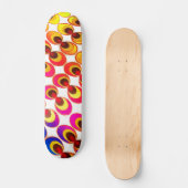 Psychedelische stof persoonlijk skateboard (Voorkant)