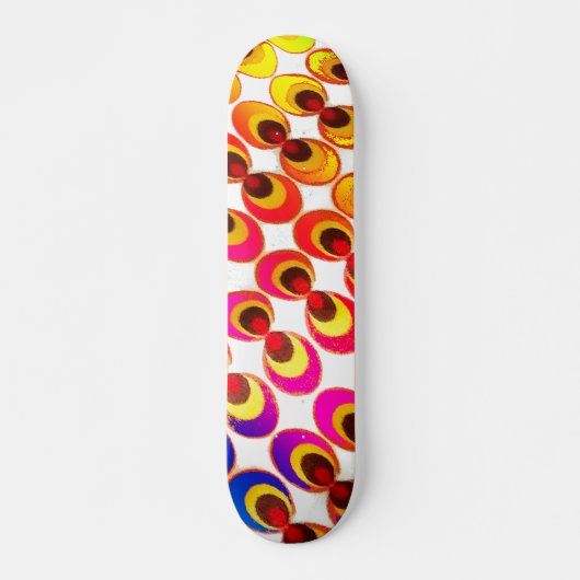 Psychedelische stof persoonlijk skateboard (Voorkant)