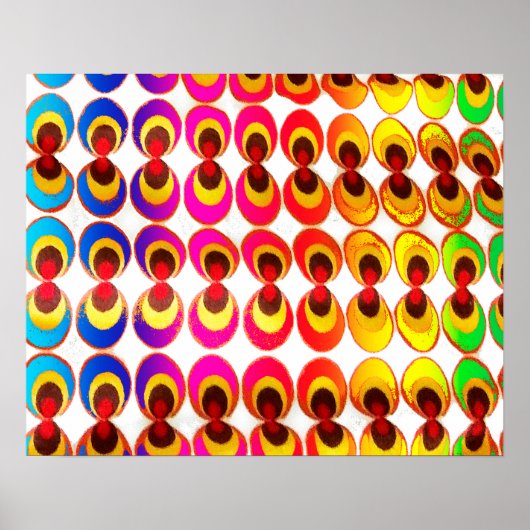 Psychedelische stof poster (Voorkant)