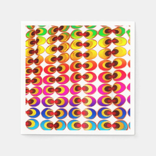 Psychedelische stof servet (Voorkant)