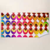 Psychedelische stof strandlaken (Voorkant)