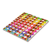 Psychedelische stof tegeltje (Zijkant)