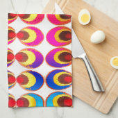 Psychedelische stof theedoek (Quarter Fold)