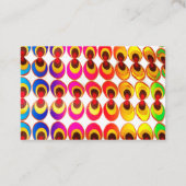 Psychedelische stof visitekaartje (Achterkant)