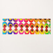 Psychedelische stof yogamat (Achterkant (horizontaal))