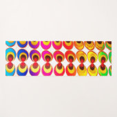 Psychedelische stof yogamat (Voorkant (horizontaal))