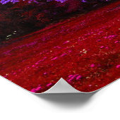 Psychedelische structuur poster (Hoek)