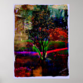 Psychedelische structuur poster (Voorkant)