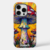 psychedelische sunburst-schimmel Case-Mate iPhone case (Achterkant)