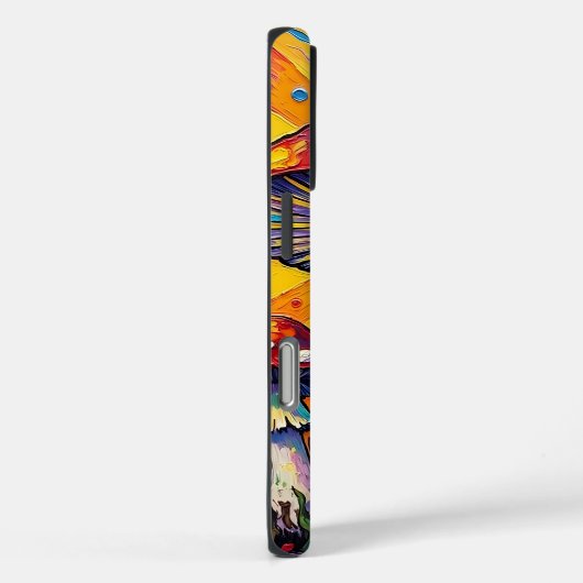 psychedelische sunburst-schimmel Case-Mate iPhone case (Achterkant / Rechts)