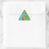 Psychedelische swirl art fractal sticker (Tas)