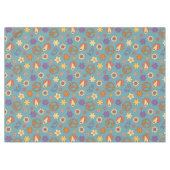 Psychedelische Tafelkleed Retro Pastel Stemming St (Voorkant (Horizontaal))