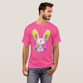 Psychedelische Techno Konijn Rave Edm Punk Grunge T-shirt (Voorkant volledig)