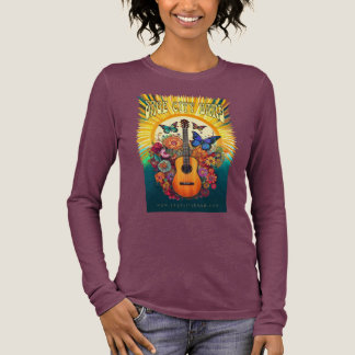 Psychedelische tee Tri-Blend shirt