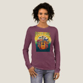 Psychedelische tee Tri-Blend shirt (Voorkant)