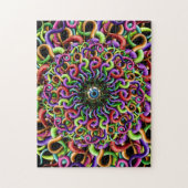 Psychedelische tentacles jigzaag ..... legpuzzel (Verticaal)