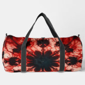 Psychedelische Tie Dye Bloom Monogram Gepersonalis Plunjezak (Voorkant)