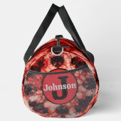 Psychedelische Tie Dye Bloom Monogram Gepersonalis Plunjezak (Rechts)