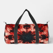 Psychedelische Tie Dye Bloom Weekendert Kit Plunjezak (Voorkant)
