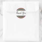 Psychedelische Tie Dye Favor Stickers (Tas)