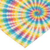 Psychedelische Tie Dye | Groovy Retro Tafelkleed (Gekanteld)