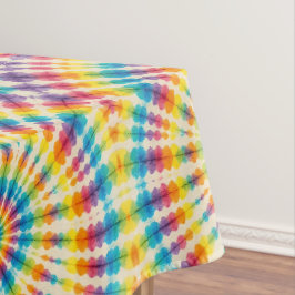 Psychedelische Tie Dye | Groovy Retro Tafelkleed