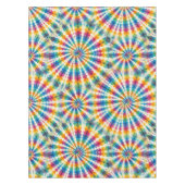 Psychedelische Tie Dye | Groovy Retro Tafelkleed (Voorkant)