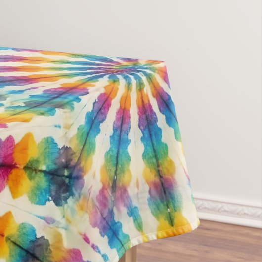 Psychedelische Tie Dye | Groovy Retro Tafelkleed (Voorbeeld)
