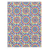 Psychedelische Tie Dye | Groovy Retro Tafelkleed (Voorkant)