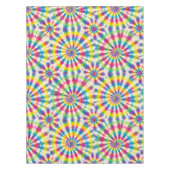 Psychedelische Tie Dye | Groovy Retro Tafelkleed (Voorkant)
