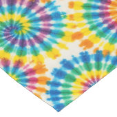 Psychedelische Tie Dye | Groovy Retro Tafelkleed (Gekanteld)
