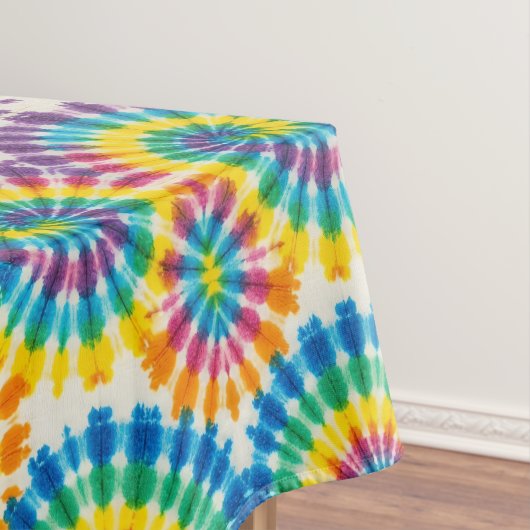 Psychedelische Tie Dye | Groovy Retro Tafelkleed (Voorbeeld)