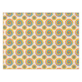 Psychedelische Tie Dye | Groovy Retro Tafelkleed (Voorkant (Horizontaal))
