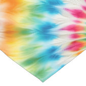 Psychedelische Tie Dye | Groovy Retro Tafelkleed (Gekanteld)
